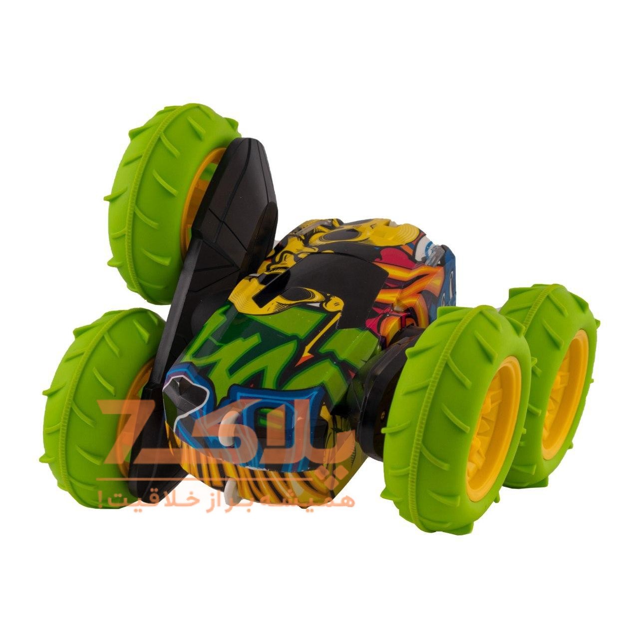 ماشین بازی کنترلی اف دی کیو مدل Boarse Two Side Stunt Car